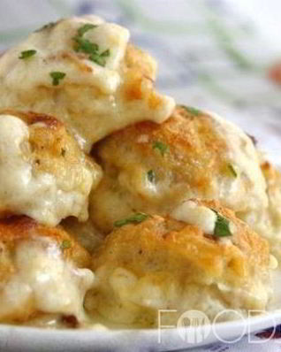 Куриные тефтели в сливочном соусе