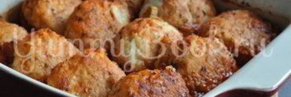 куриные тефтели в томатном соусе