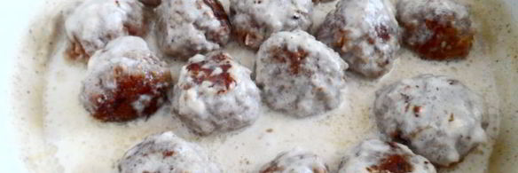 мясные тефтельки с соусом