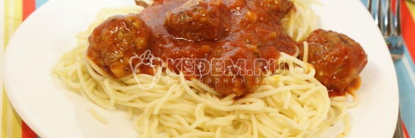 Паста с тефтелями