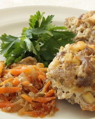 Тефтели из рубленого мяса с картофелем