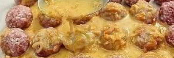 тефтели на сливочном соусе