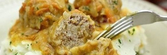 тефтели на сливочном соусе