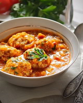 Тефтели с брюссельской капустой