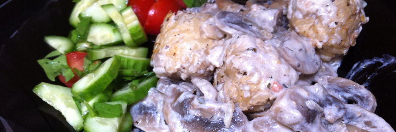 Тефтели с грибами