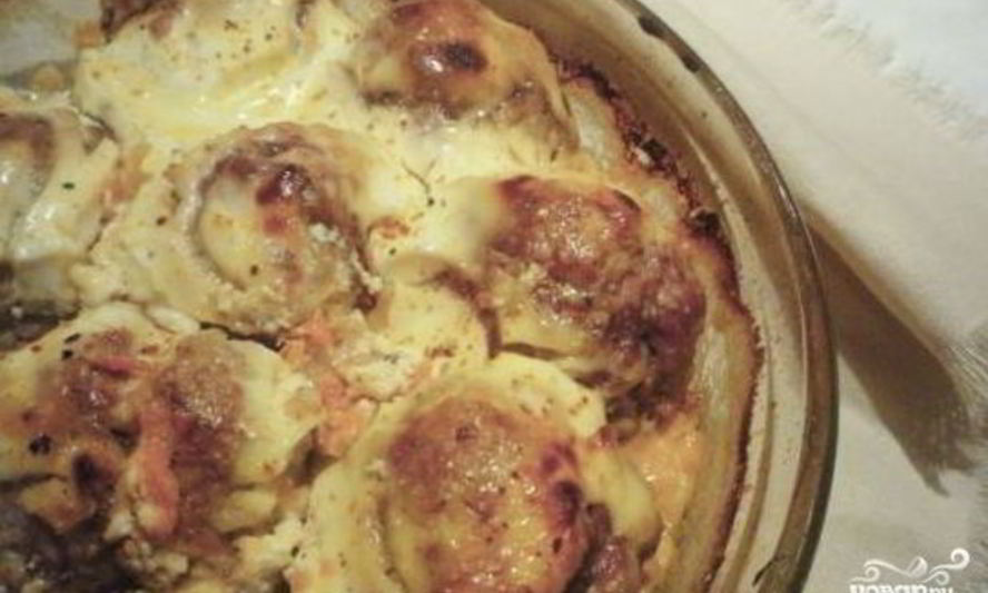 Рецепт тефтелей с подливкой из сметаны