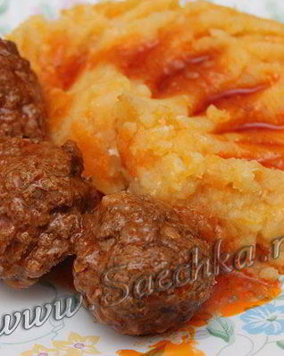 Тефтели с подливкой Семь веселых нот