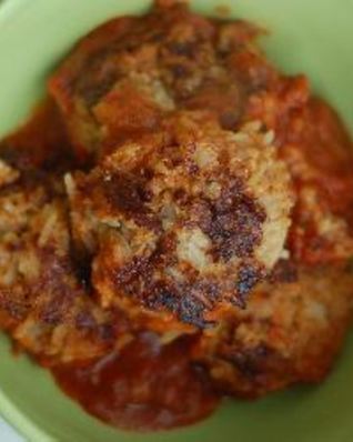 Тефтели с рисом в томатном соусе