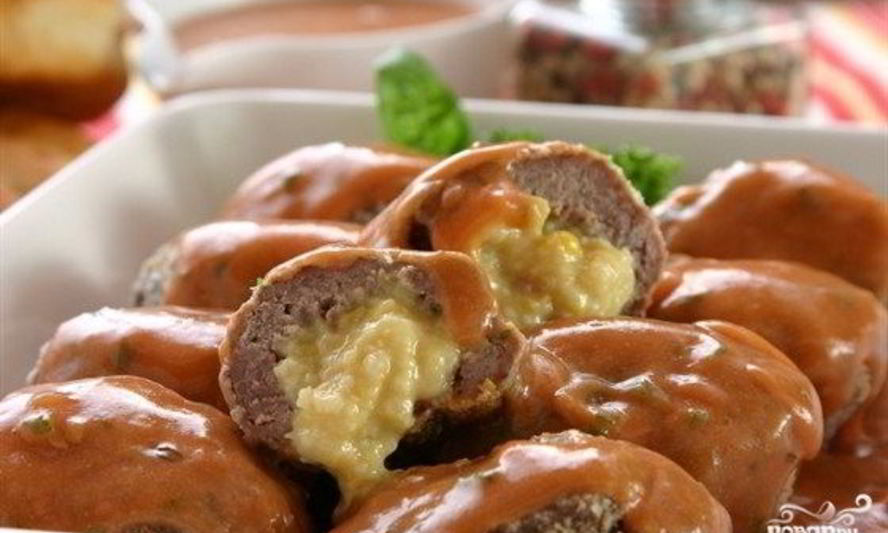 Рецепт тефтелей с сыром