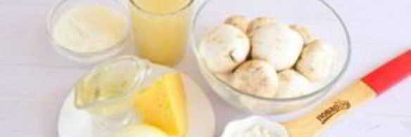 тефтели в грибном соусе под сыром