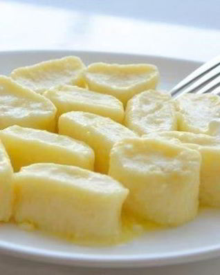 Ленивые вареники с картофелем