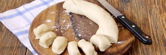 постные вареники с капустой