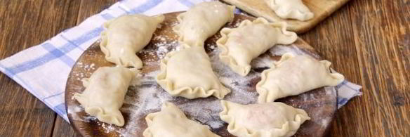 постные вареники с капустой