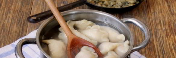 постные вареники с капустой