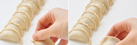 постные вареники с картофелем