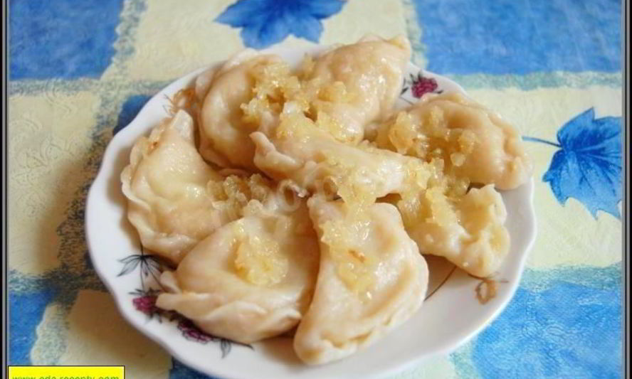 Рецепт постных вареников с картошкой без яиц