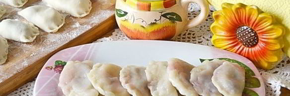 творожные вареники с вишней