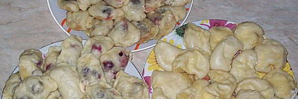 вареники на дрожжевом тесте