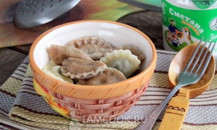 Рецепт вареников с чечевицей и грибами