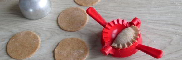 вареники с чечевицей и грибами