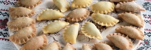 вареники с чечевицей и грибами