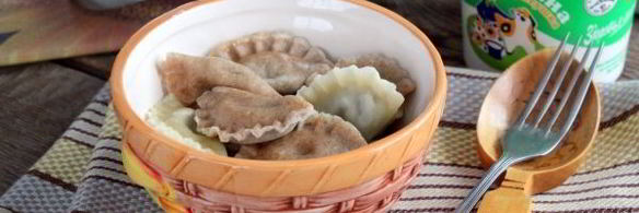 вареники с чечевицей и грибами