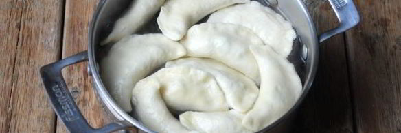 вареники с черникой на кефире