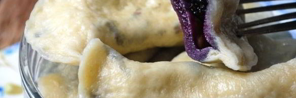 вареники с черникой на кефире