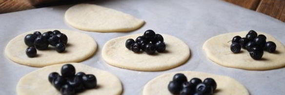 вареники с черникой на кефире