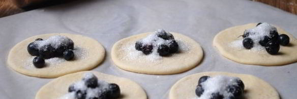 вареники с черникой на кефире