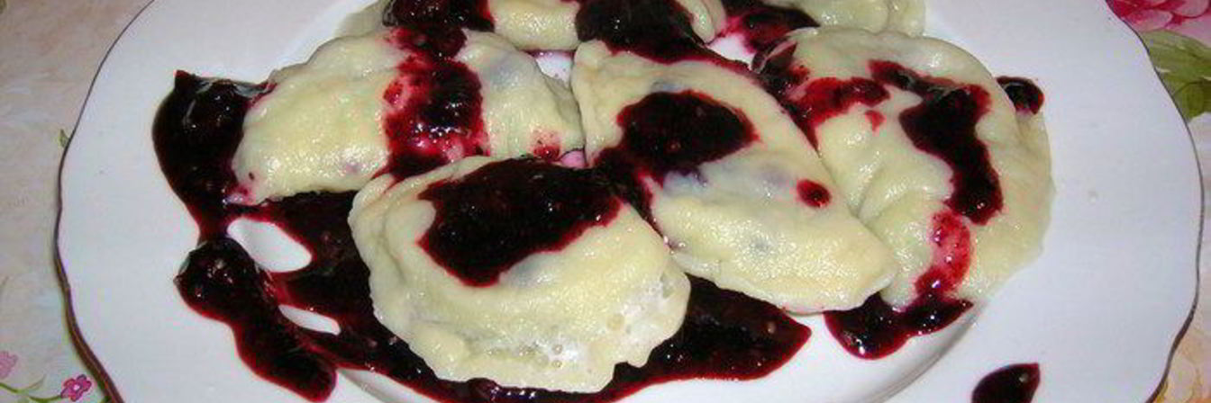 Вареники с черникой