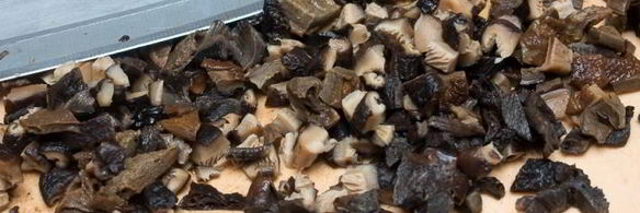 вареники с гречкой и грибами