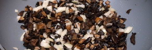 вареники с гречкой и грибами