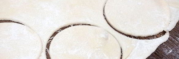 вареники с гречкой и грибами