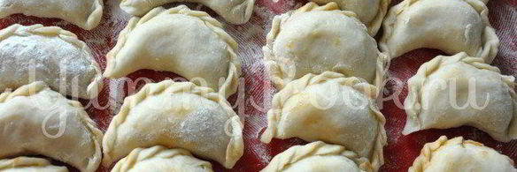 вареники с капустой