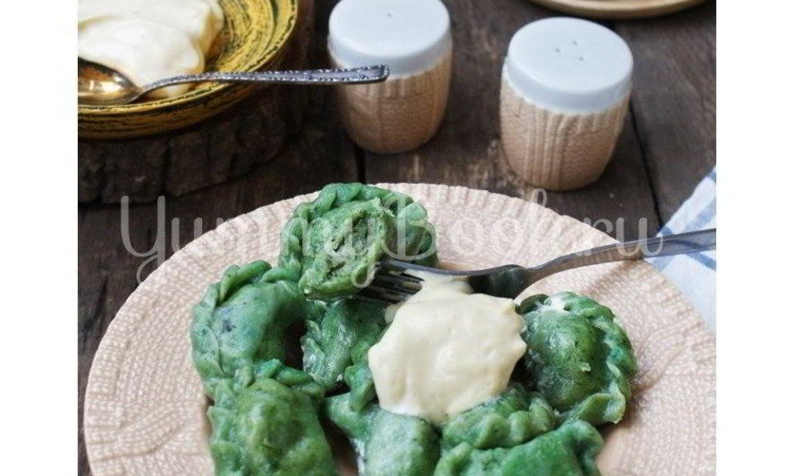 Рецепт вареников с картофелем и шпинатом