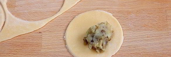 вареники с картошкой и грибами