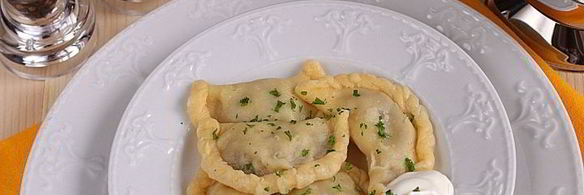 вареники с картошкой и грибами