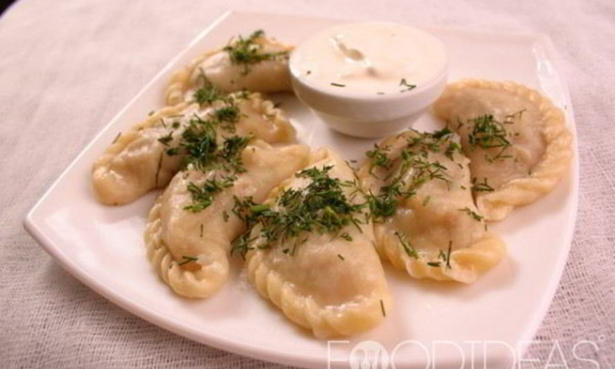 Рецепт вареников с картошкой и салом