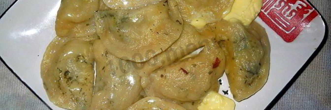 Вареники с картошкой и укропом