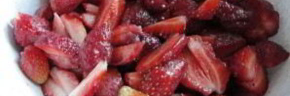 вареники с клубникой