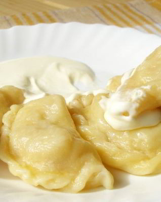 Вареники с салом