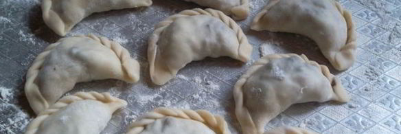 вареники с шампиньонами