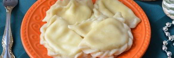 вареники с творогом и яичными желтками