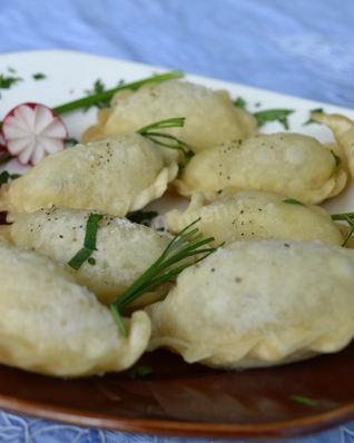 Вареники в масле в микроволновке