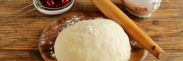 заварное тесто для вареников с вишней