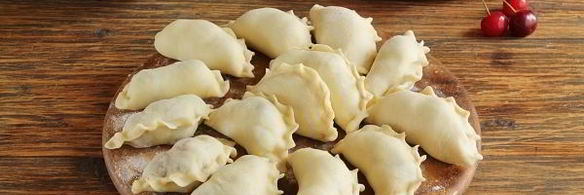 заварное тесто для вареников с вишней