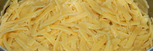 яичная лапша с мясом и овощами