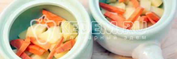 жаркое в горшочках