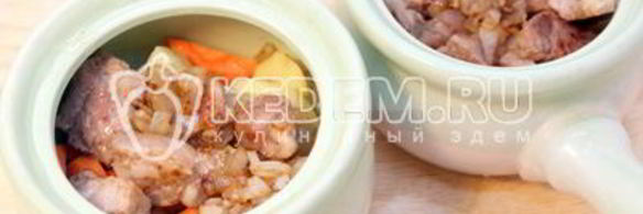 жаркое в горшочках